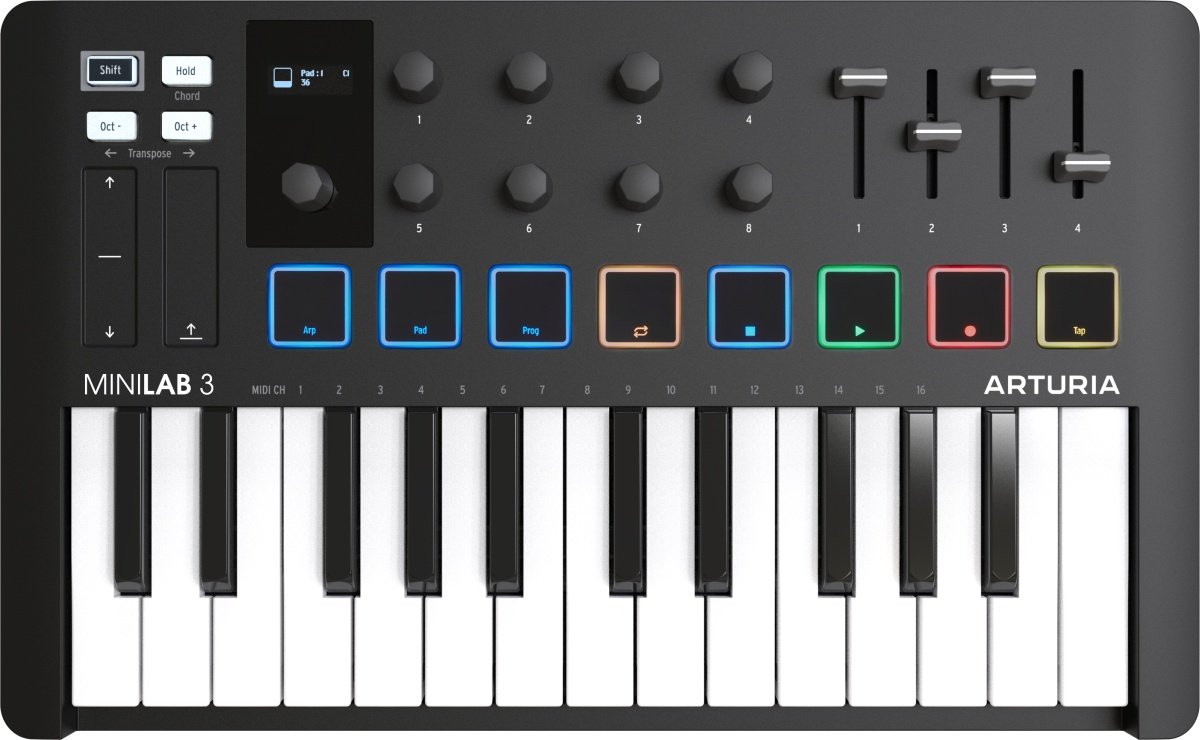 ARTURIA MiniLab 3 BK Sort